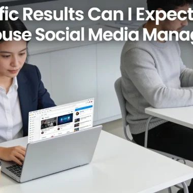 Outsourcing social media management tends to be more cost-effective than building an internal team, regardless