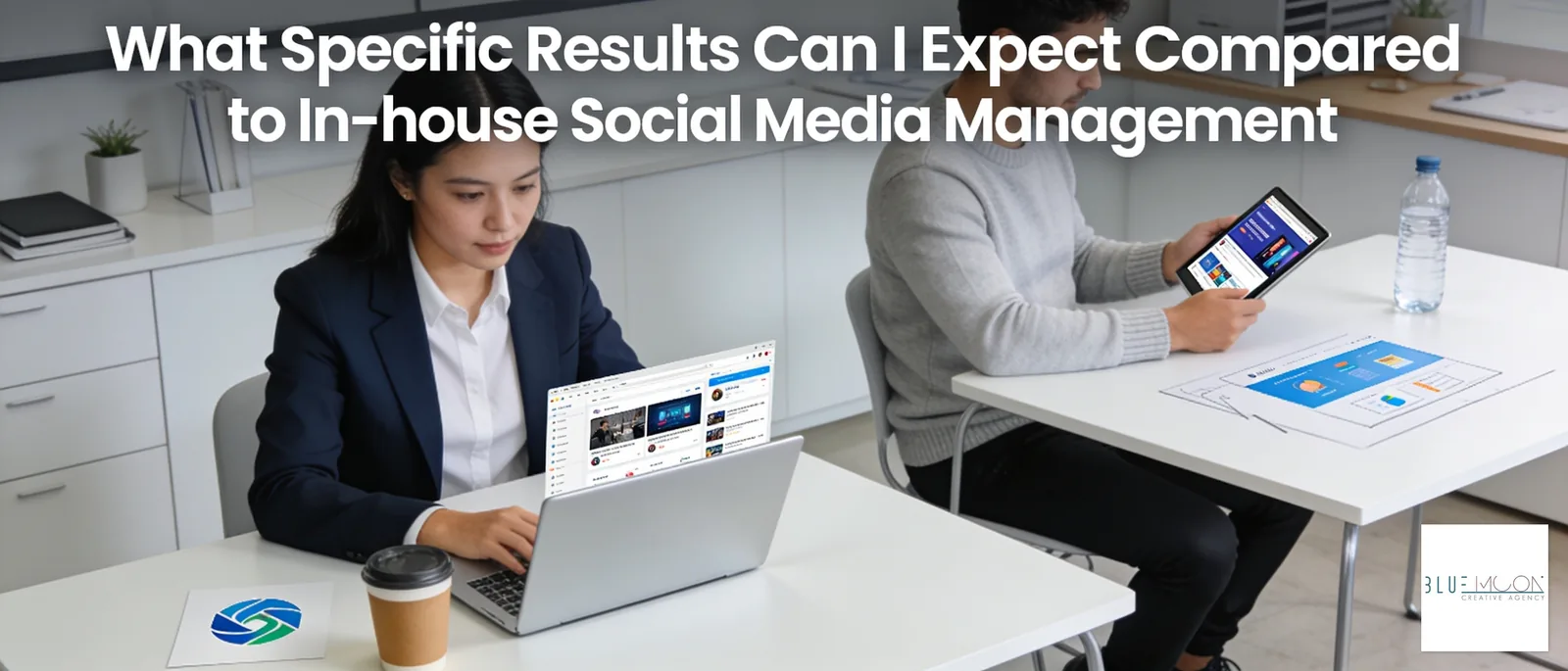 Outsourcing social media management tends to be more cost-effective than building an internal team, regardless